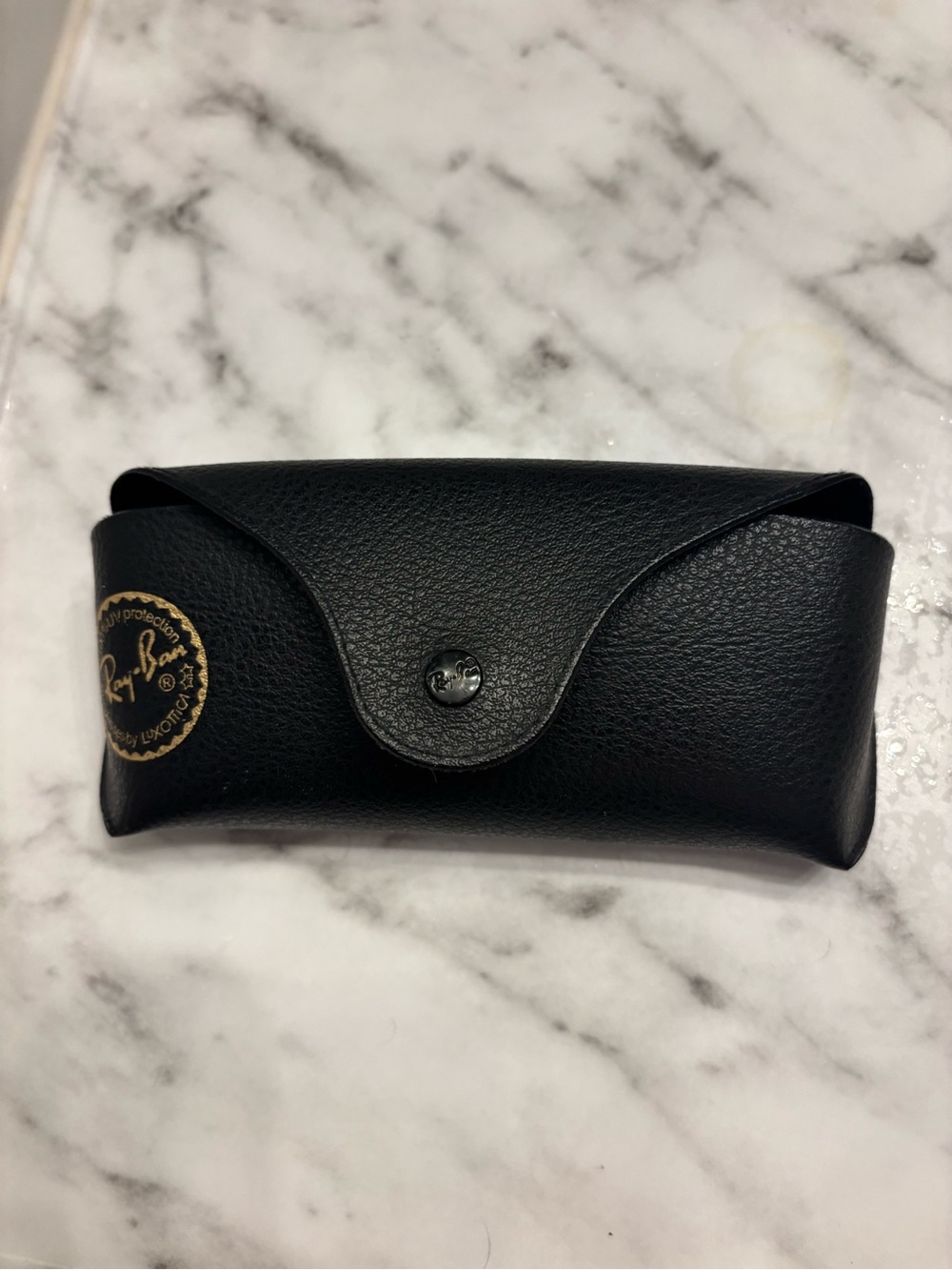 Ray-Ban Black Leather Sunglasses Case